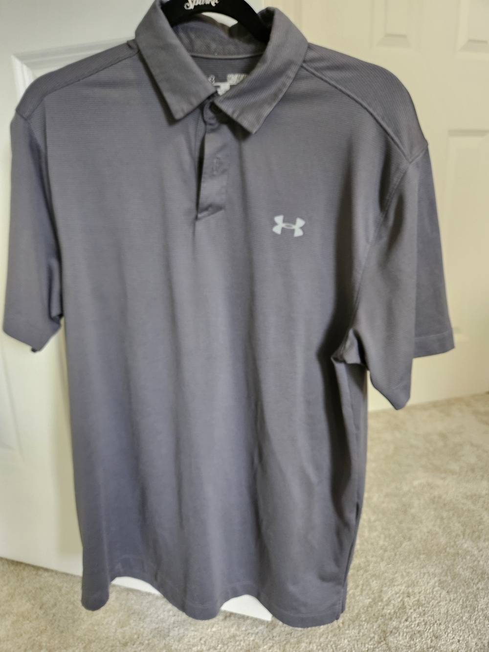 Under Armour Men's Dark Gray Performance Polo